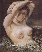 Gustave Courbet Woman painting